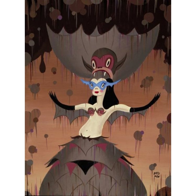 Hickey Bat Girl by Gary Baseman