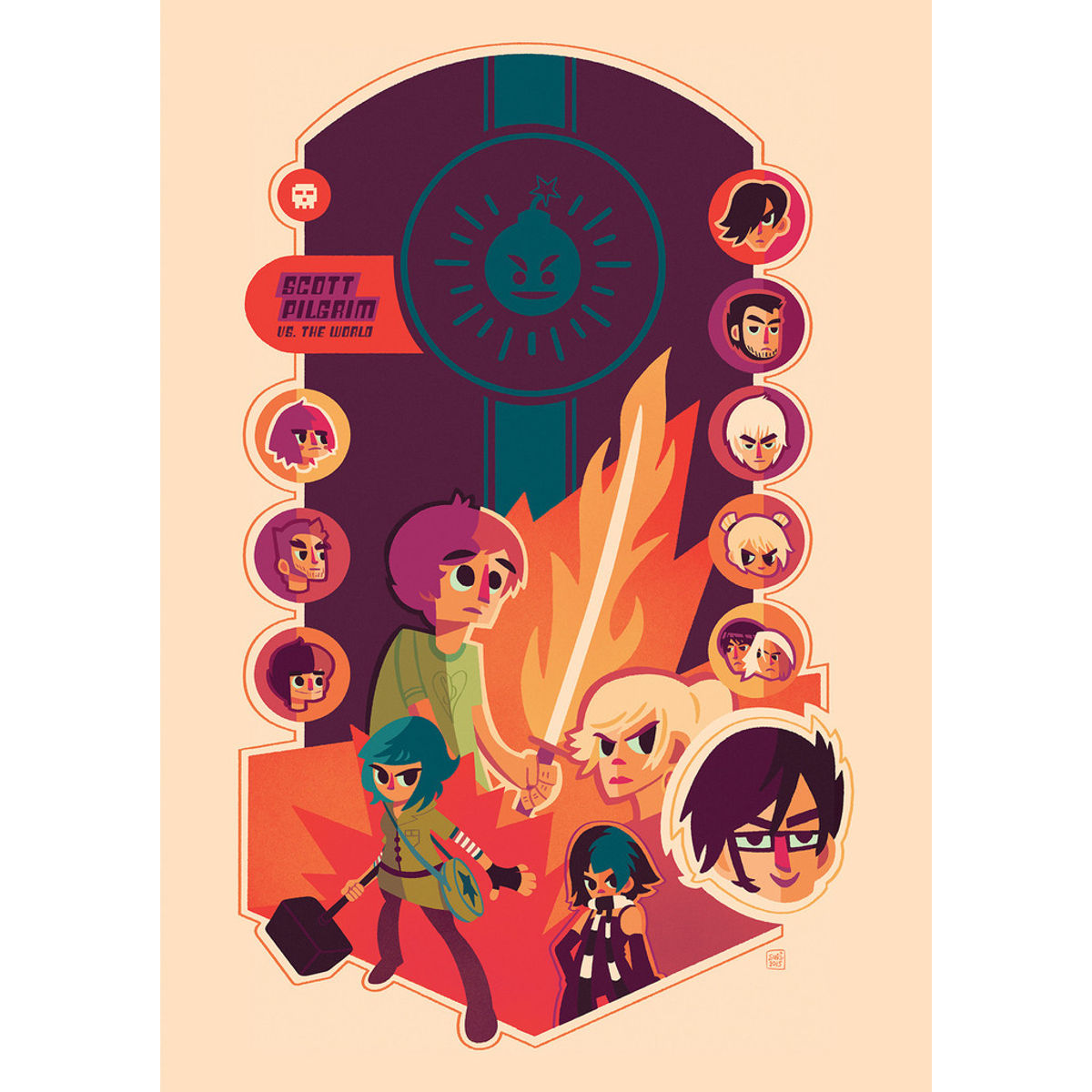 "Scott Pilgrim Vs. The World" Print