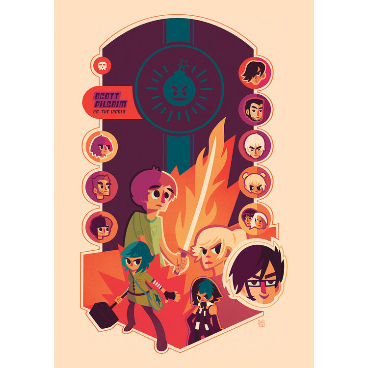 "Scott Pilgrim Vs. The World" Print by Isuri Merenchi Hewage