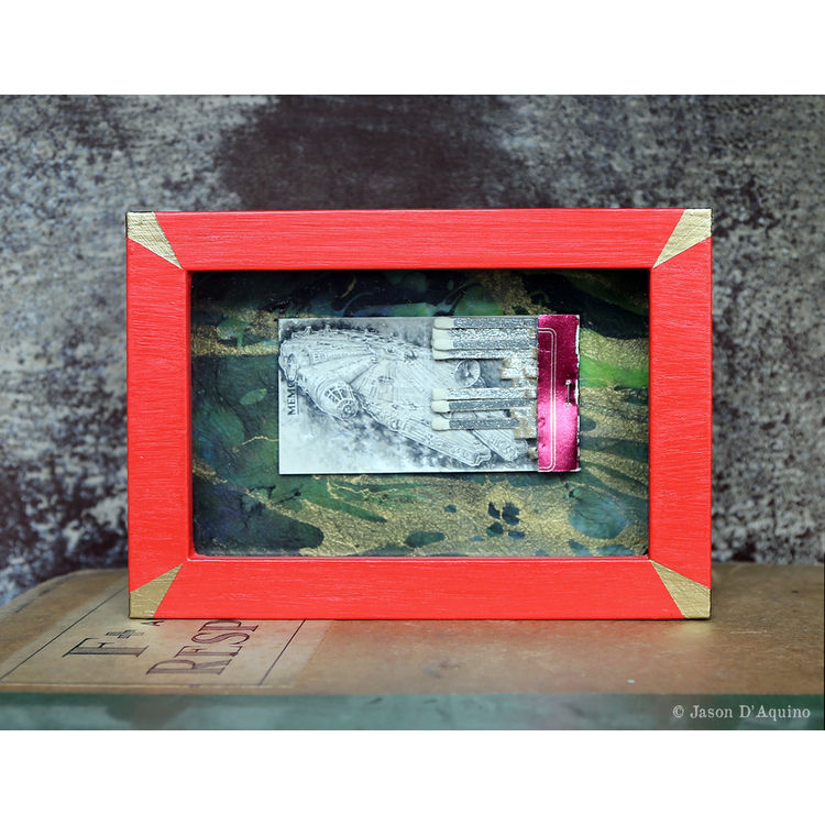 "Millennium Falcon " Framed Print by Jason D'Aquino