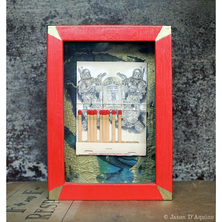 "Star Wars" Framed Print by Jason D'Aquino