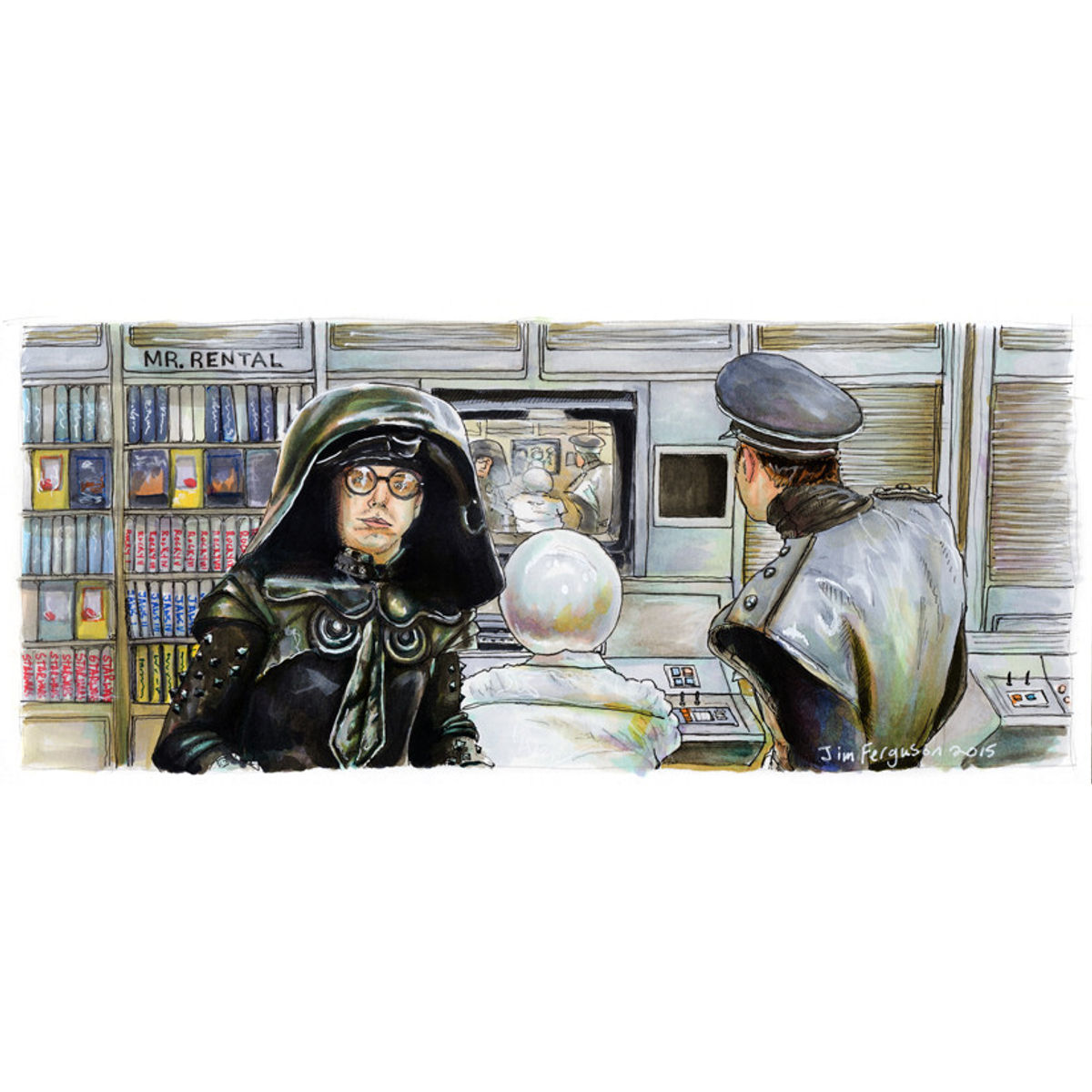 "Spaceballs - We're at now-now." Print