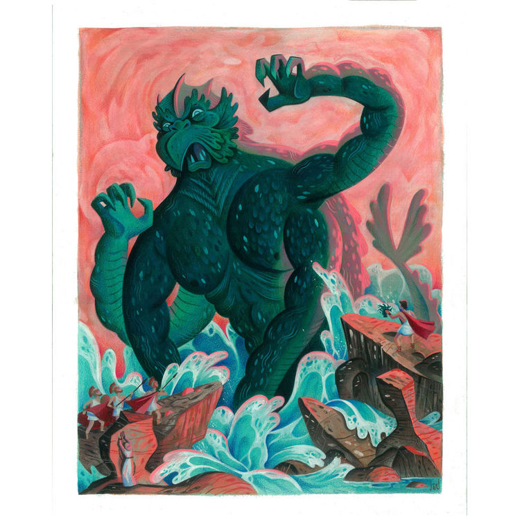 "The Krakens' Release" Print by Jonathan Adrian