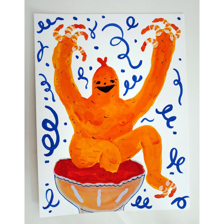 Shrimp Hand Guy from Beetlejuice by Katie Kimmel