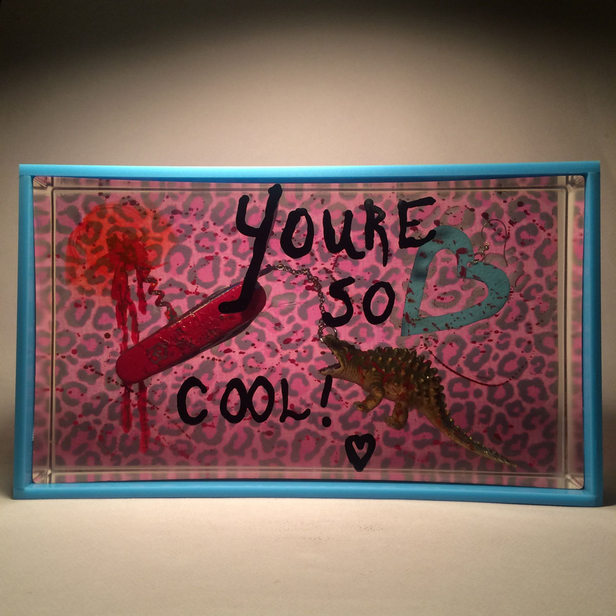 We don't have any coke, but there's a Pepsi machine down the hall.