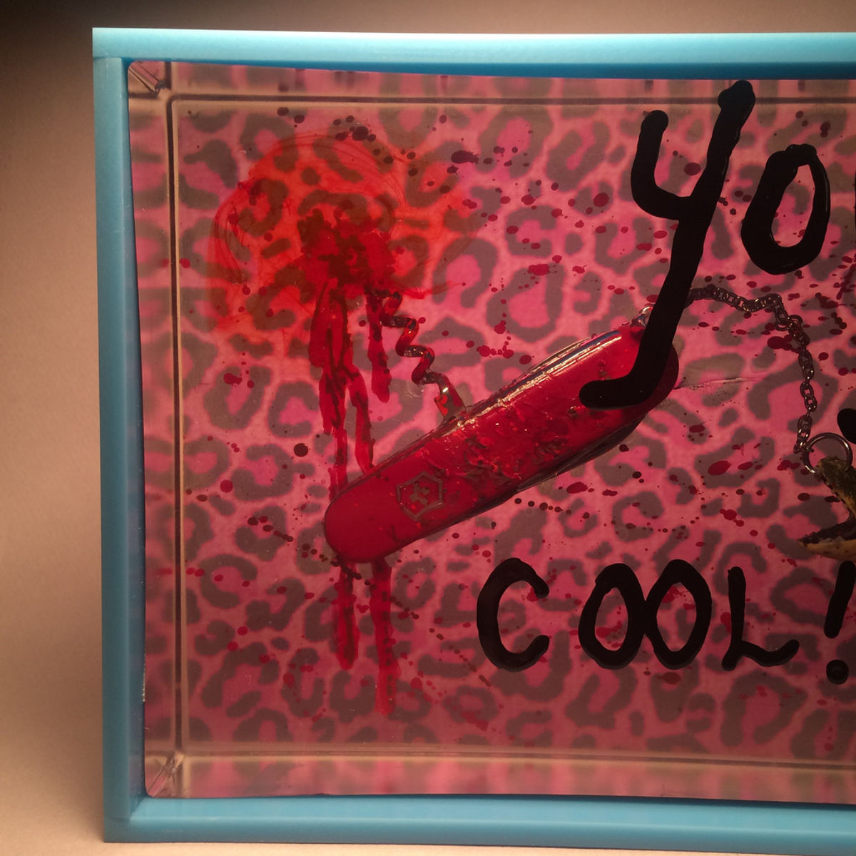 We don't have any coke, but there's a Pepsi machine down the hall.