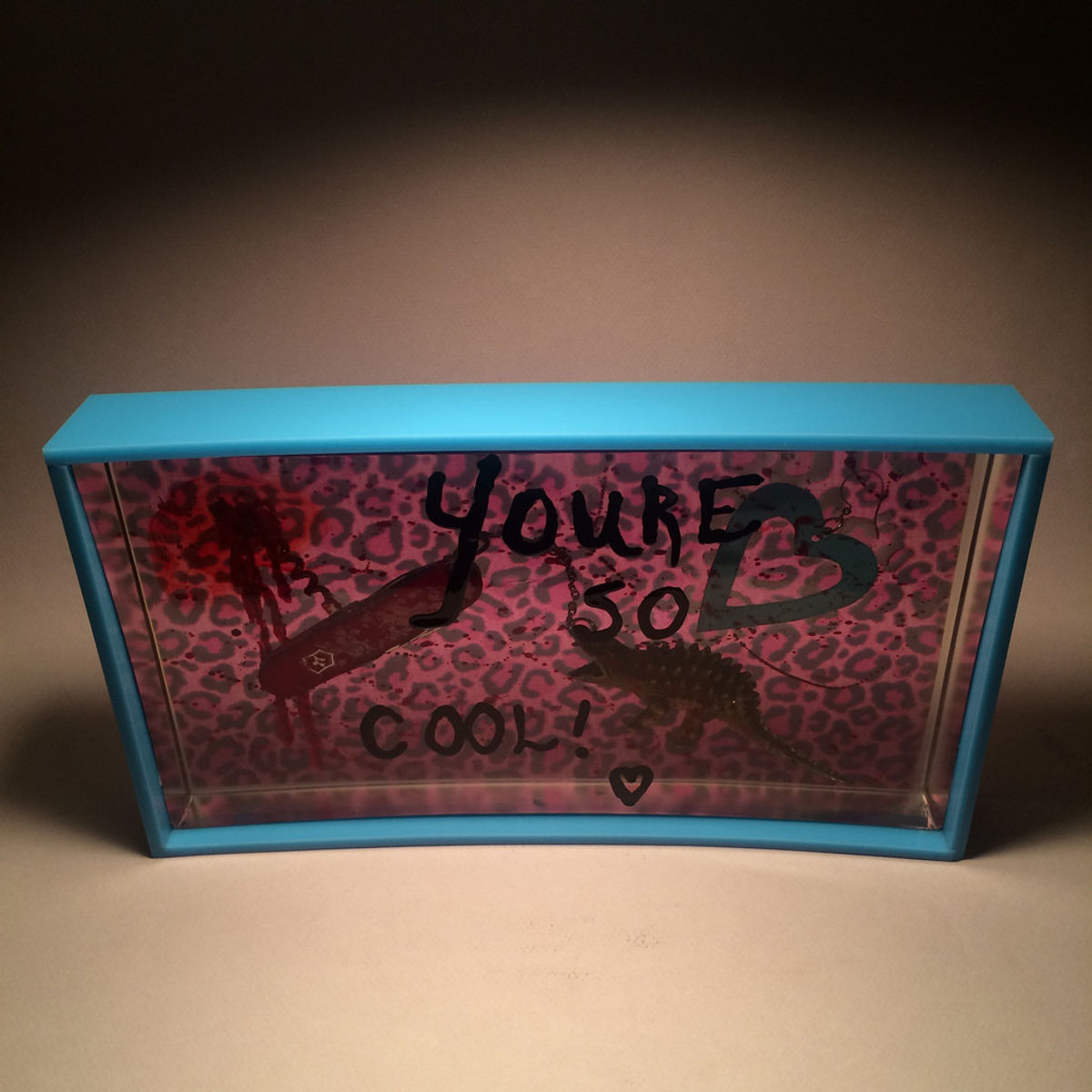 We don't have any coke, but there's a Pepsi machine down the hall.