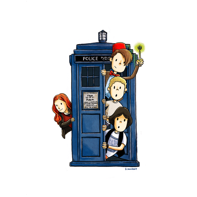 "The Doctor's Most Excellent Adventure" Print by Keith Noordzy