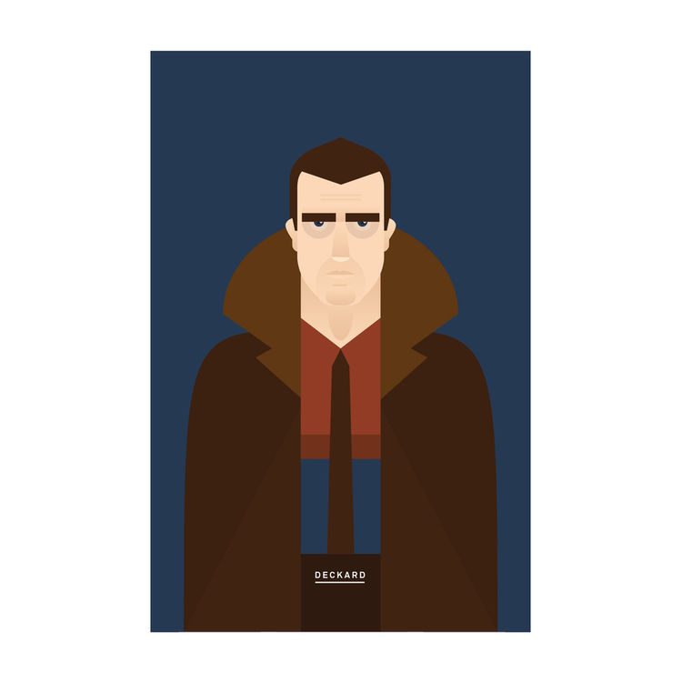 "Deckard" Print by Known As Unknown (Martin Donnelly)