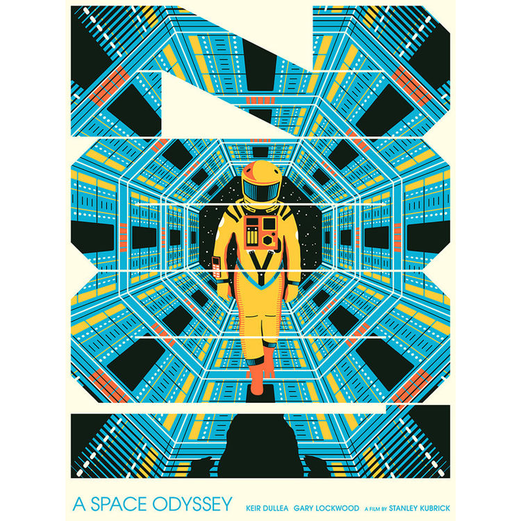 "2001: A Space Odyssey" Print by Matt Chase