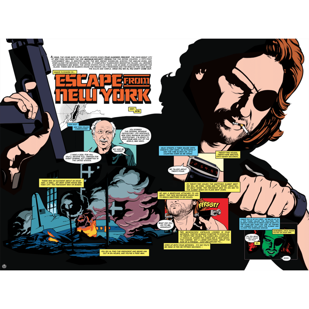 "Escape From New York" Print