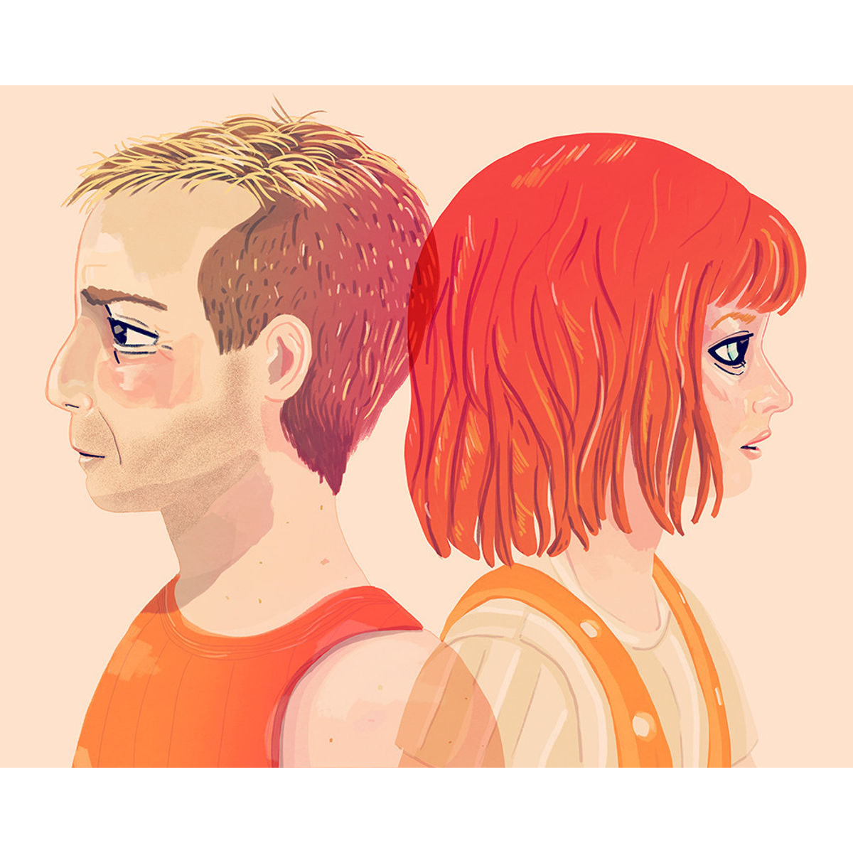 "Korben and Leeloo" Print