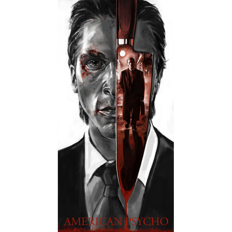 "American Psycho" Print by Robert Bruno