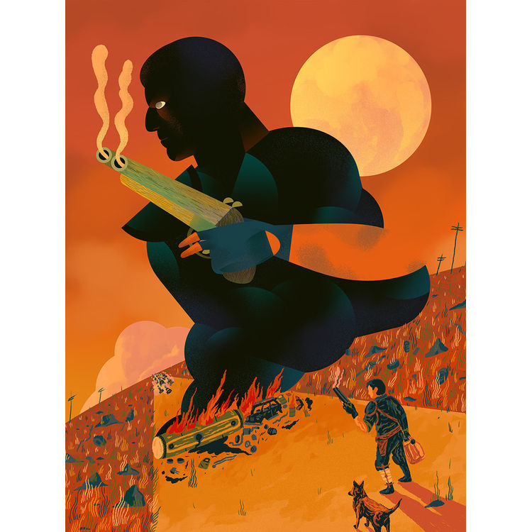 "The Road Warrior" Print by Scott Balmer
