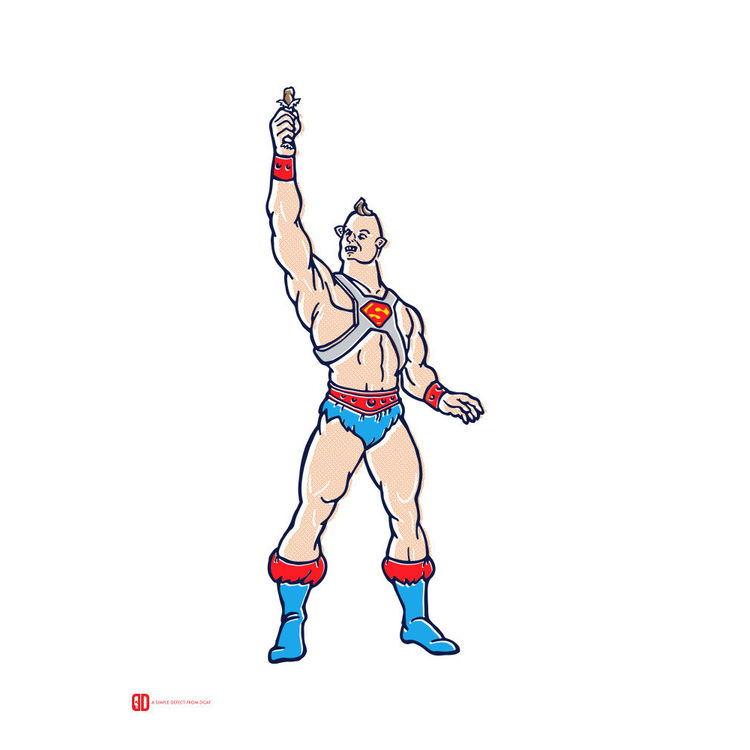 "Masters of the Cultiverse: Sloth-Man" Print by DCAY design