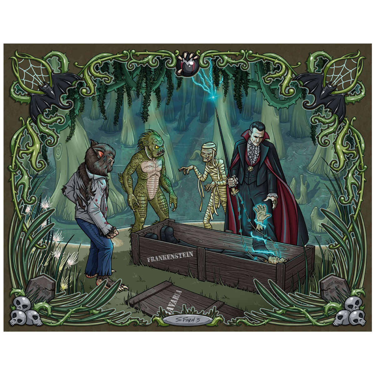 "Live from Bavaria!" Print