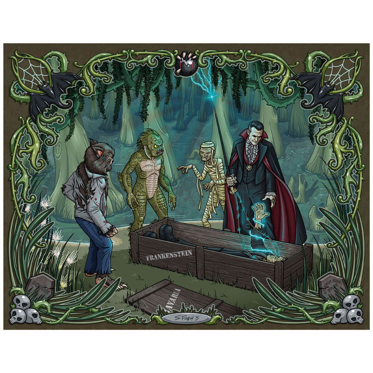 "Live from Bavaria!" Print by Shannon Finch