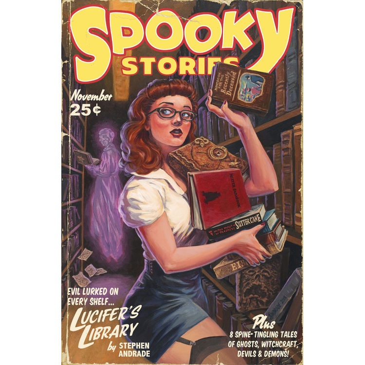 "Spooky Stories (Vintage Pulp Edition)" Print by Stephen Andrade