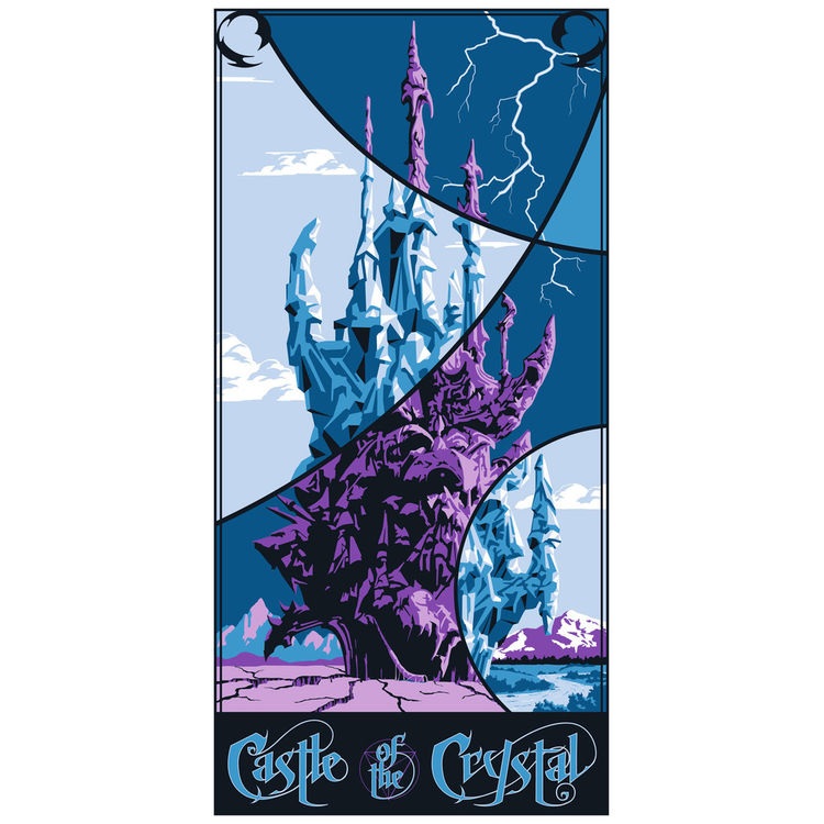"Castle of the Crystal" Print by Steve Thomas
