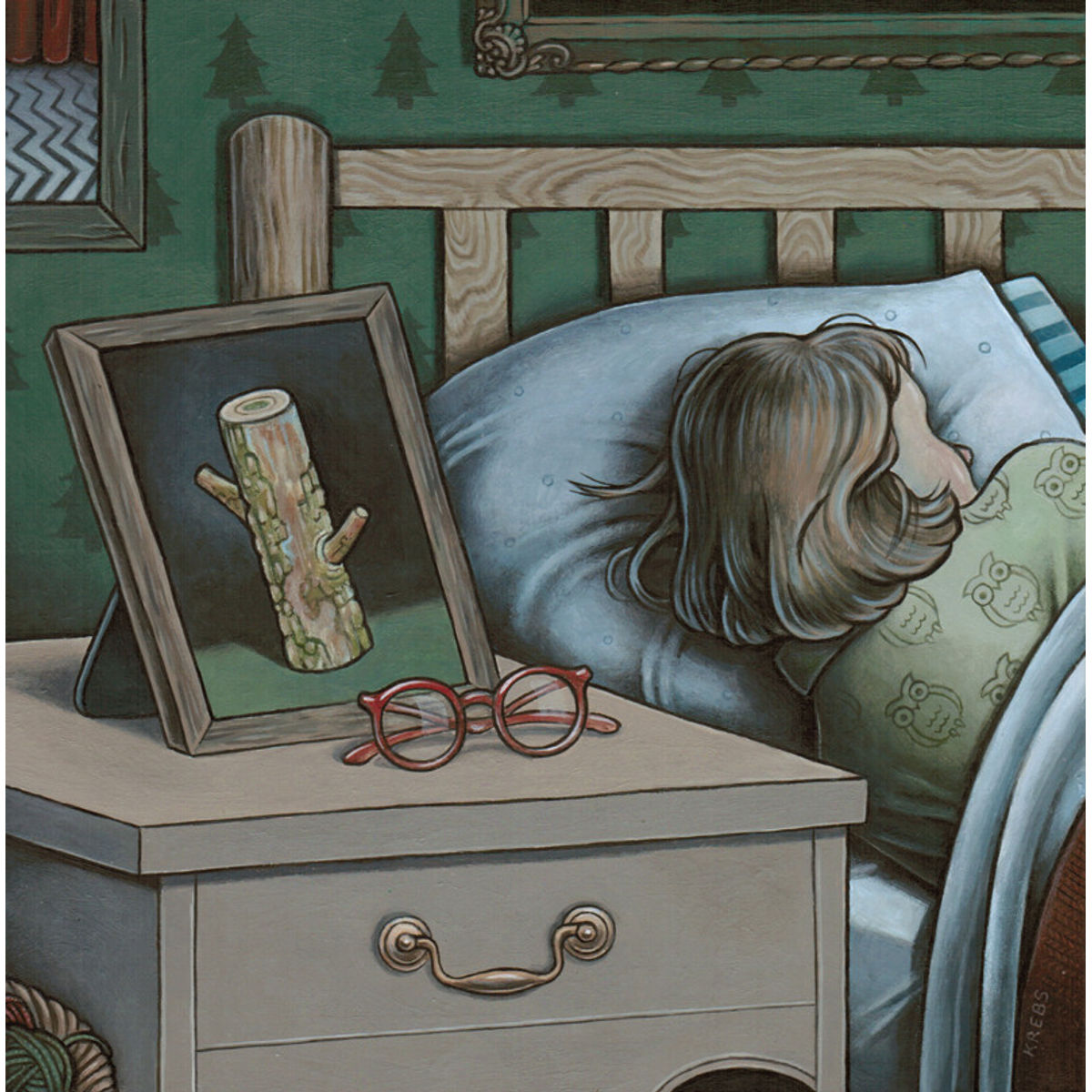 "Good Night Sweet Log" Print