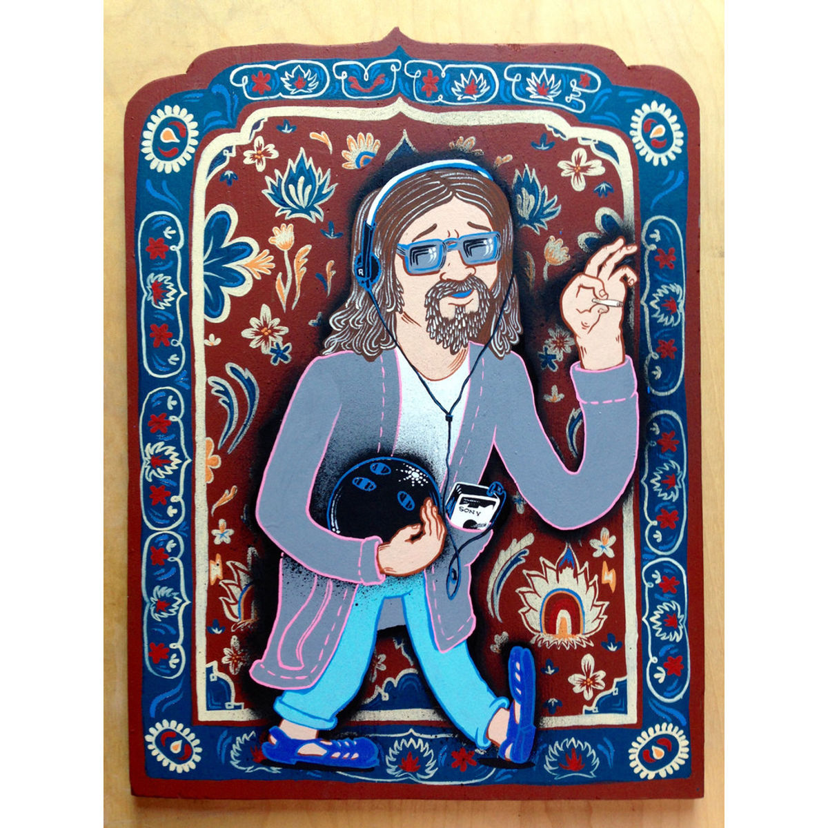 That rug really tied the room together, man