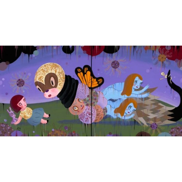 The Bud of Metamorphosis by Gary Baseman