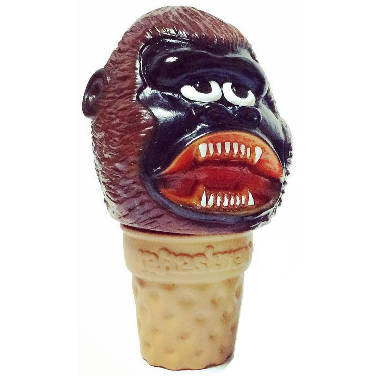 Gorilla Ice Cream - Brown by Aya Takeuchi