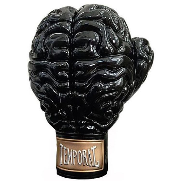 9" Boxing Brain - Black/Gold by Ron English