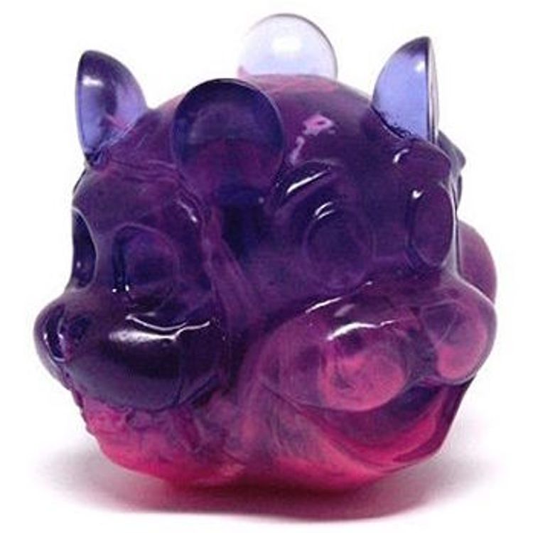 Four Faced Gummy Head - Bubblegum Swirl by mannyxromero