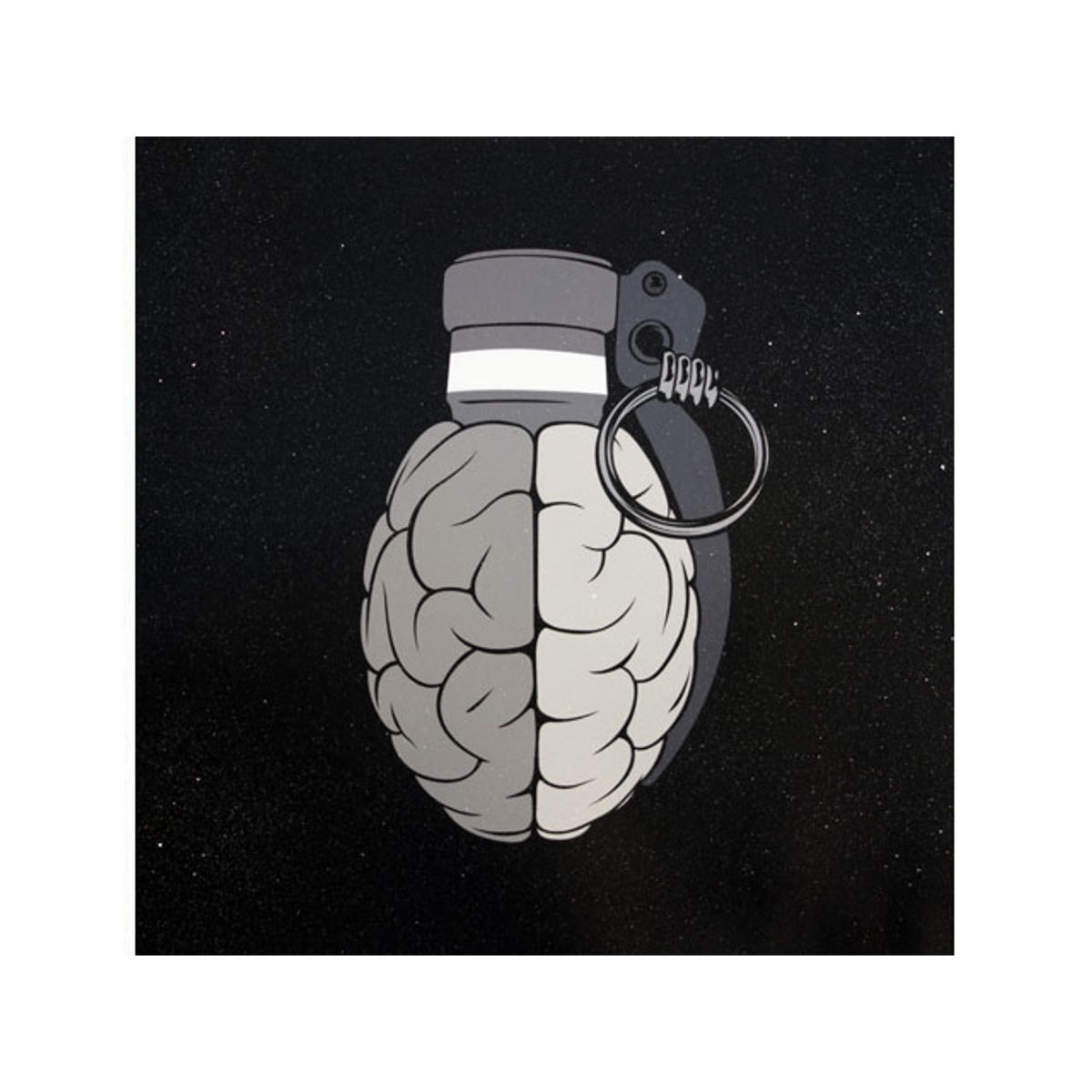 Mono crystal Brainade print