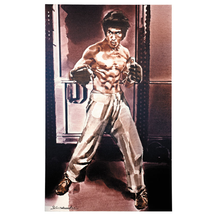 CANVAS ART THEATER ACT.1 "BRUCE LEE"  "The Jeet Kune Do Man" by Yoshi Sugahara