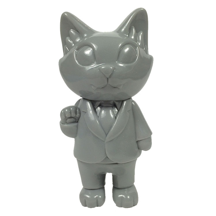 Office Cat - Unpainted Grey by Mark Nagata