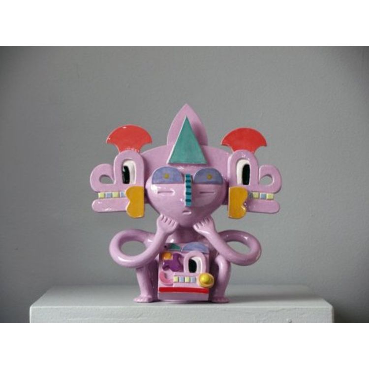 Little Purple Mayan God by Max Lehman