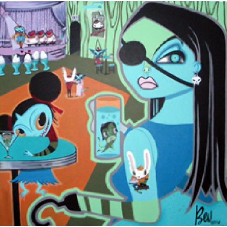 Blue Haze by Bev Hogue