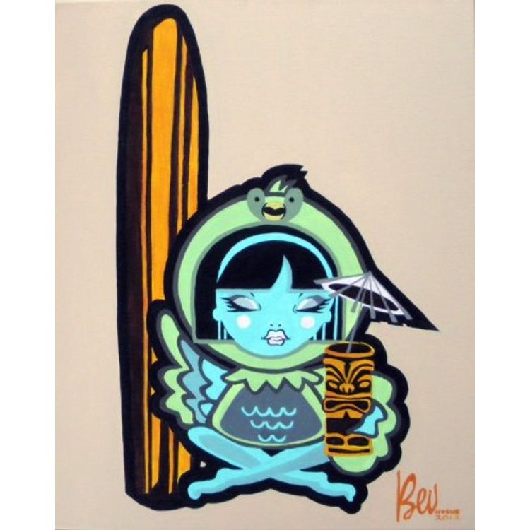 Om Sweet Om Surf by Bev Hogue