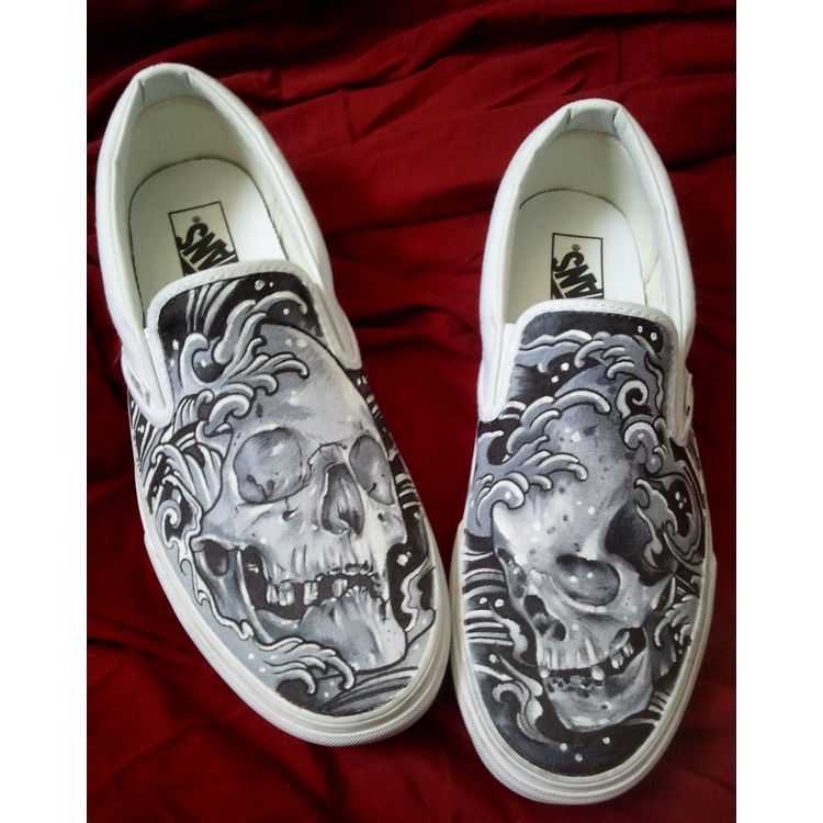 Vans Skulls by TJ Mahoney