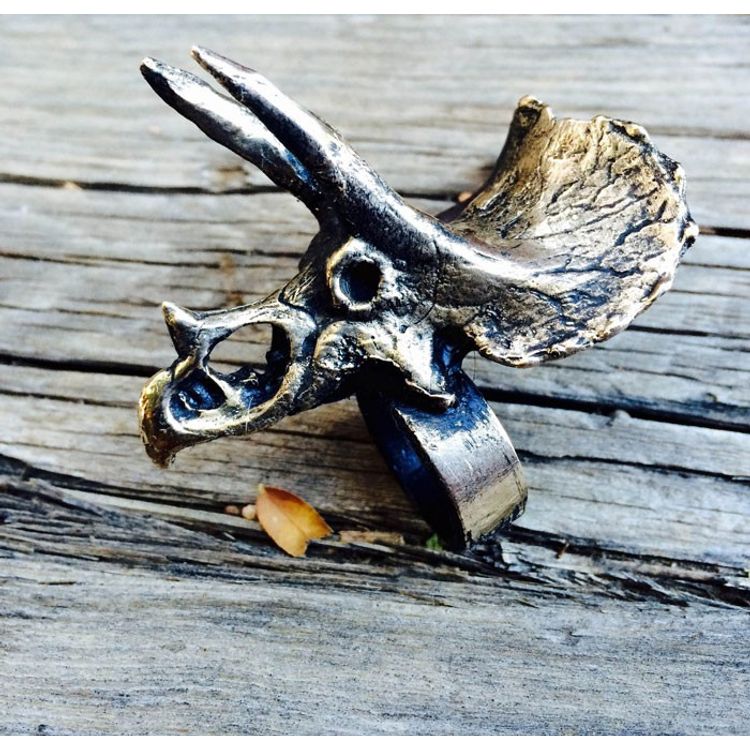 Triceratops Ring by Stephan Webb