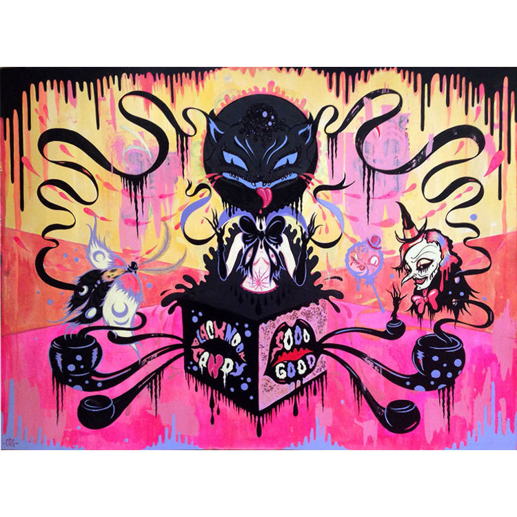 What are You Looking at Pussy Face? by Camille Rose Garcia