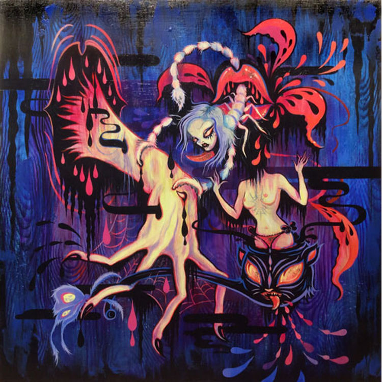Kiss of The Scorpion Ghost by Camille Rose Garcia