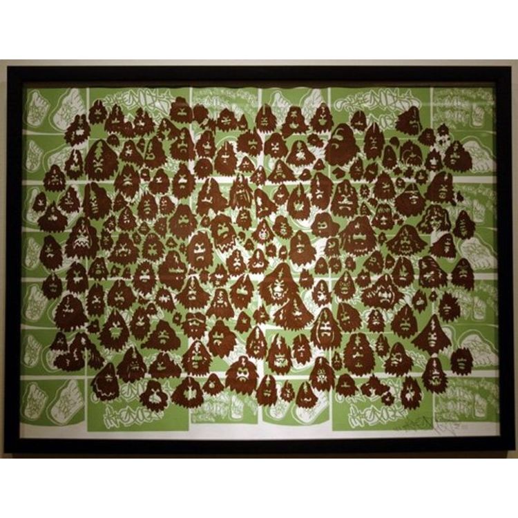 Untitled Silkscreen by Bigfoot