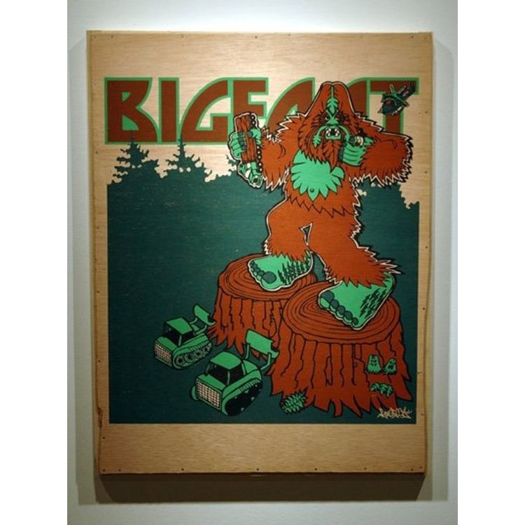 Untitled Silkscreen 2 by Bigfoot
