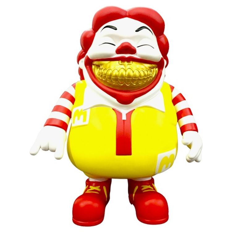 MC Supersized Grin - Gold Grin by Ron English