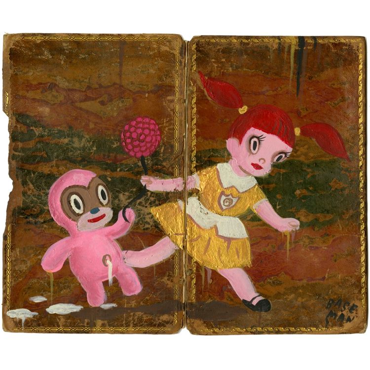 Wild Girl Veronica & Chou Chou by Gary Baseman