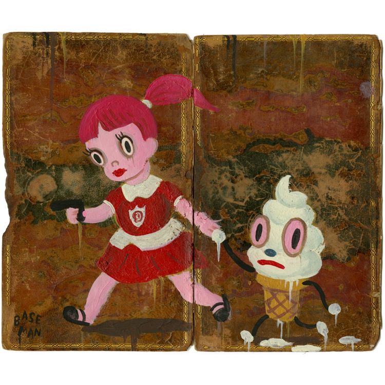 Wild Girl Beverly & Creamy by Gary Baseman