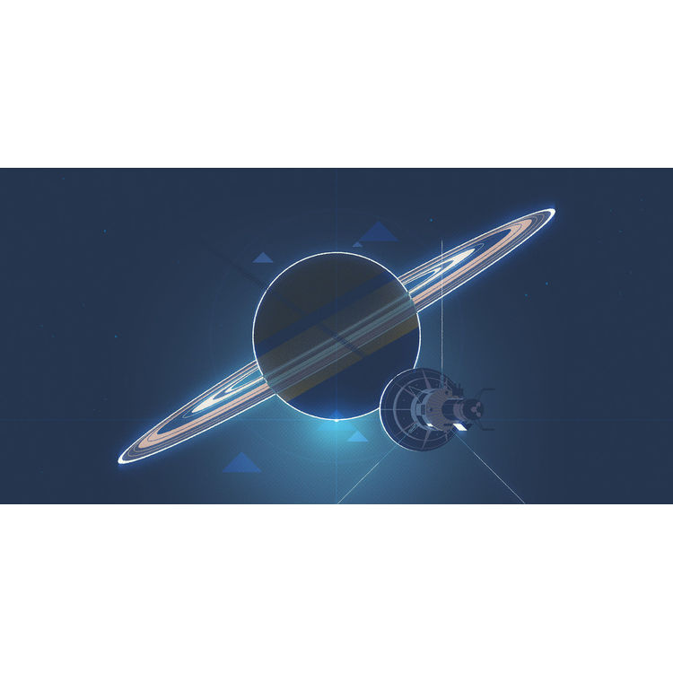 “Cassini-Huygens” Print by Kevin Dart