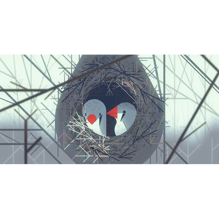 “Darwin's Finches” Print by Kevin Dart