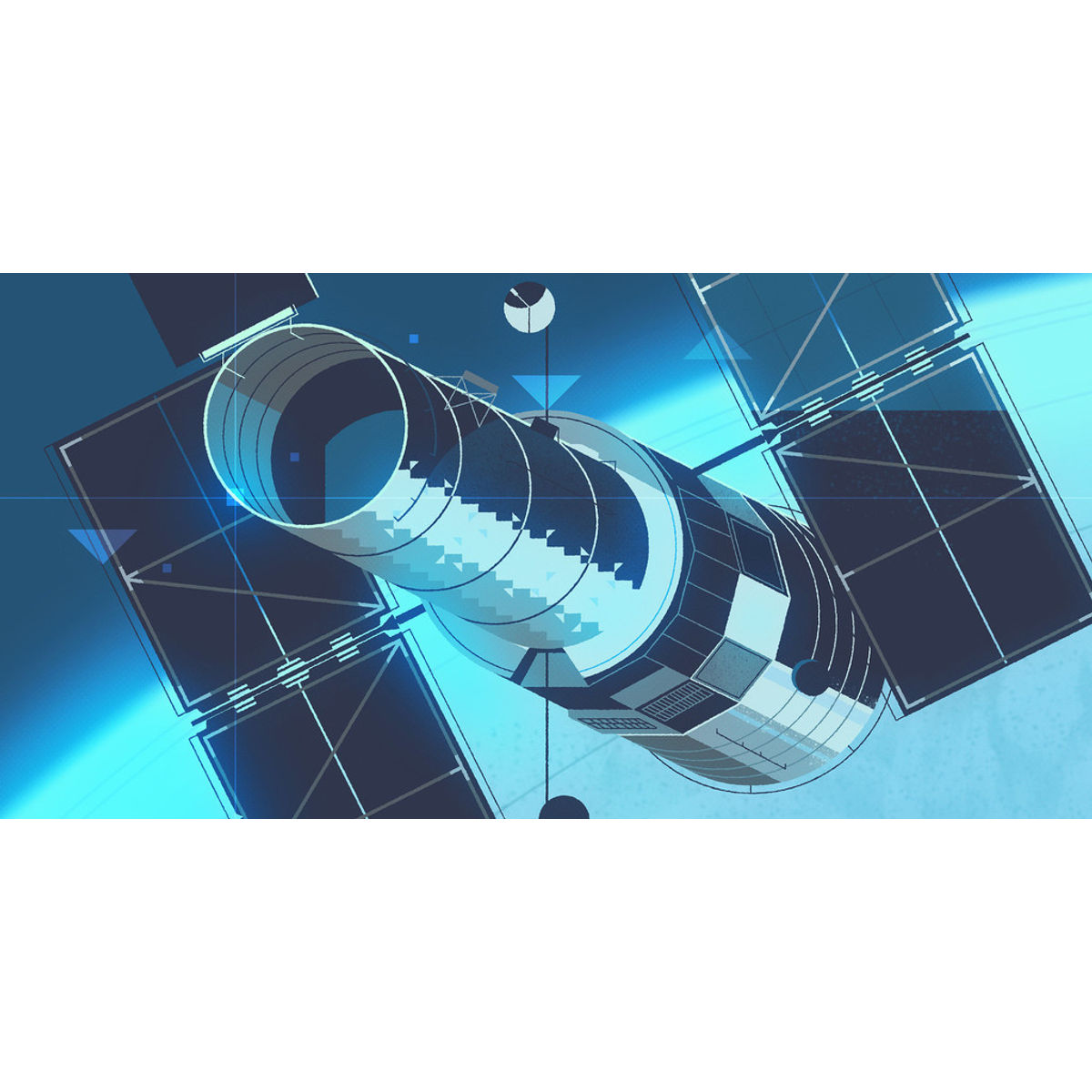 “Hubble Space Telescope” Print