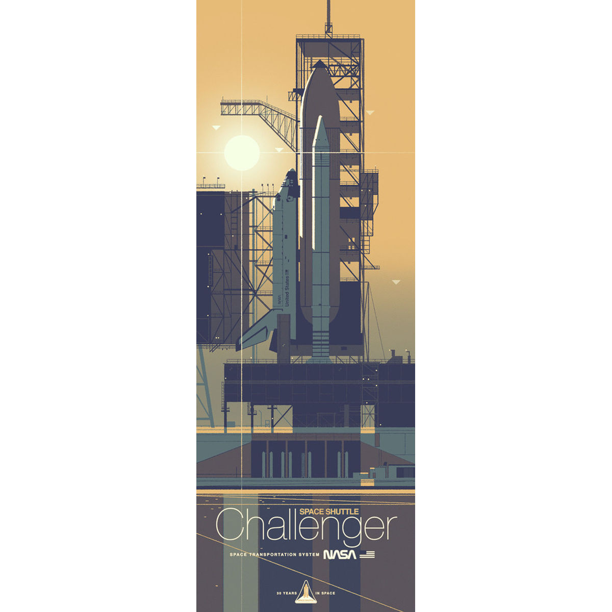 “Space Shuttle Challenger” Print