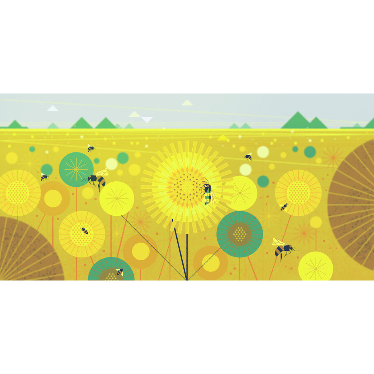 “Western Honey Bees” Print