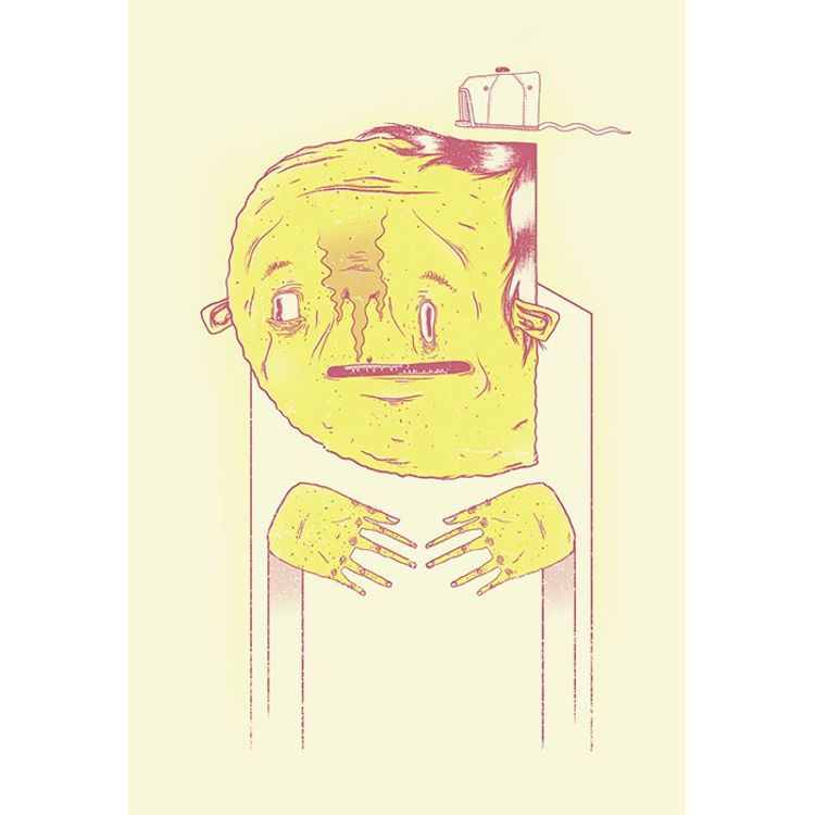 Wavy Daze (print) by Karl Deuble